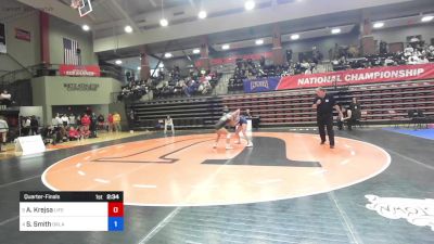 123 lbs Quarterfinal - Anna Krejsa, Life (Ga.) vs Sophia Smith, Oklahoma City