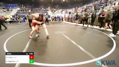 180 lbs Rr Rnd 3 - Abagail Lacy, Dark Cloud Wrestling Club vs Avery Spence, Newkirk Takedown Club