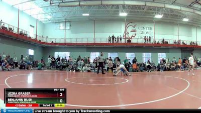 106 lbs Cons. Round 1 - Jezra Graber, Middlebury Wrestling Club vs Benjamin Bush, Yorktown Wrestling Club