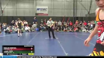 152 lbs Quarterfinals (8 Team) - Nolan Kriegel, Iowa Gold vs Lane Cope, Tennessee Red