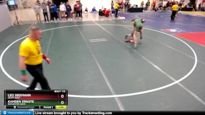 160 lbs Champ. Round 1 - Leo Siekmann, Scott West vs Kamden Ernste, Rochester Mayo