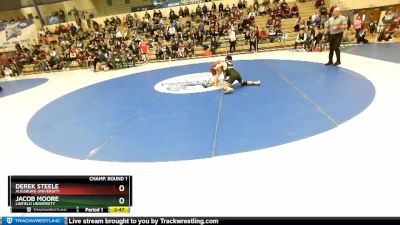 125 lbs Champ. Round 1 - Jacob Moore, Linfield University vs Derek Steele, Augsburg University