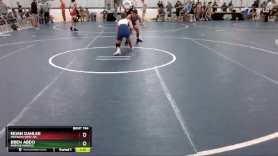 125 lbs Cons. Round 5 - Eben Abdo, Massas Maniacs vs Noah Dahlke, Michigan West WC