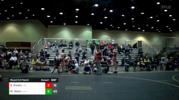 140 lbs Round 3 (4 Team) - Max Olson, Clarkston vs Seth Kraatz, Lowell WC Black