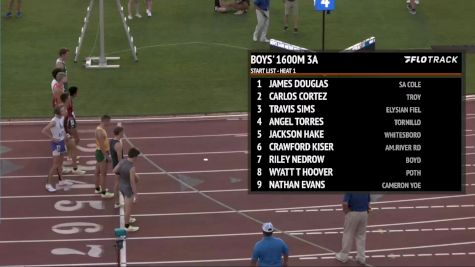 High School Boys' 1600m Class 3A, Finals 1