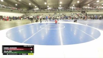 75 lbs Cons. Round 4 - Silas Ash, Osage Wrestling Club-A  vs Owen Johnson, Richmond Youth Wrestling Club-AA