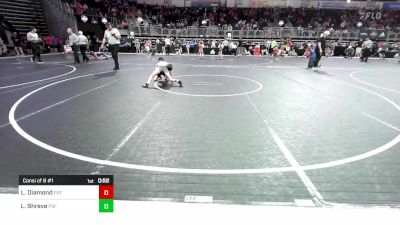 65 lbs Consi Of 8 #1 - Leon Diamond, Florida National Team vs Logan Shreve, PSF