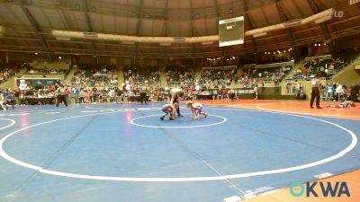 46 lbs Consi Of 16 #1 - Tripp Cooper, Collinsville Cardinal Youth Wrestling vs Zola Smith, HBT Grapplers