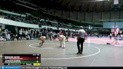 110 lbs 1st Place Match - Spencer Keyes, Great Neck Wrestling Club vs Jameson Burns, Cavalier Wrestling Club