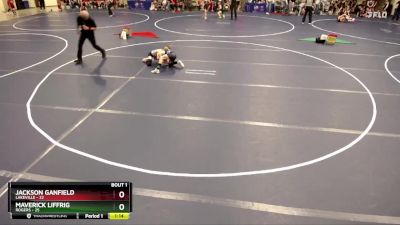 88 lbs Round 1 (4 Team) - Jackson Ganfield, Lakeville vs Maverick Liffrig, Rogers