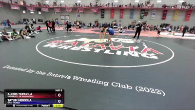 191 lbs Quarterfinal - Tatum Heikkila, UNATTACHED vs Alexis Tupuola, University Of Providence