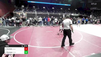 58 lbs Consi Of 8 #2 - Jace Nichols, Cowboy Kids WC vs Jd Rumsey, Cowboy Kids WC