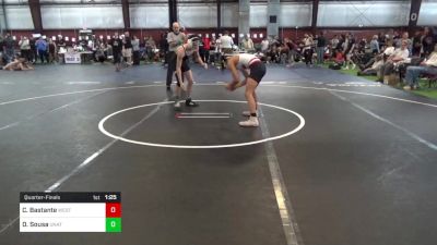 115 lbs Quarterfinal - Christian Bastante, West Essex vs Dominick Sousa, Unattached