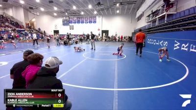 67 lbs Round 5 - Zion Anderson, Sheridan Wrestling Club vs Kable Allen, Glenrock Wrestling Club