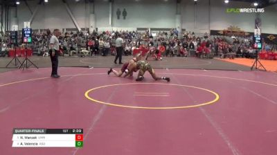 165 lbs Quarterfinal - Nick Wanzek, Minnesota vs Anthony Valencia, Arizona State