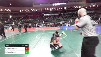 75 lbs Round Of 16 - Dominic Bocchino, Wyckoff vs Vincent Tigeleiro, Jersey 74