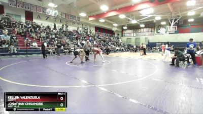 165 lbs Cons. Round 6 - Kellen Valenzuela, Liberty vs Jonathan Chisamore, West Hills