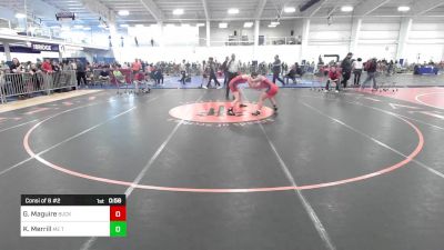 105 lbs Consi Of 8 #2 - Gracelynne Maguire, Bucksport vs Kilee Merrill, ME Trappers WC