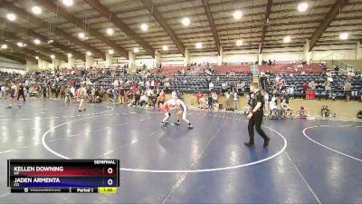 100 lbs Semifinal - Kellen Downing, MT vs Jaden Armenta, CO