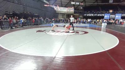 120 lbs Quarterfinal - Ivan Thunderhawk, Twin City Wrestling Club vs Tennyson Beckord, Eatonville Cruisers Wrestling