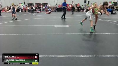 80 lbs Placement (4 Team) - Ben Elliott, Team Germantown vs Marcarlo Mannello, GPS