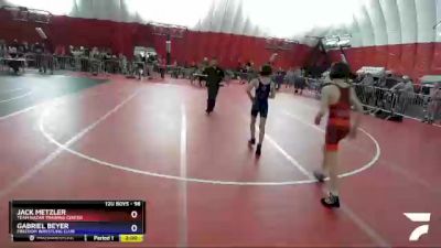 98 lbs Semifinal - Jack Metzler, Team Nazar Training Center vs Gabriel Beyer, Freedom Wrestling Club