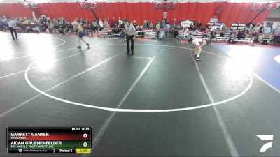 113 lbs Quarterfinal - Aidan Gruenenfelder, Pec-Argyle Youth Wrestling vs Garrett Ganter, Wisconsin