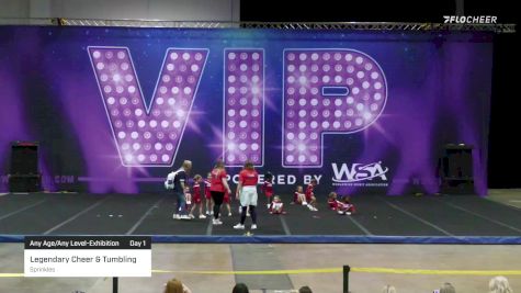 Legendary Cheer & Tumbling - Sprinkles [2022 Any Age/Any Level-Exhibition Day 1] 2022 VIP Shreveport