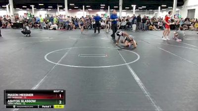 96 lbs Round 4 (8 Team) - Ashton Glasgow, Terps Xpress vs Mason Messner, Mat Warriors