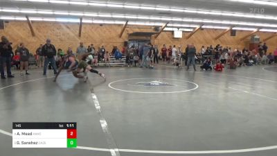 145 lbs Consolation - Asaac Mead, Hancock vs Gabriel Sanehez, Cazenovia