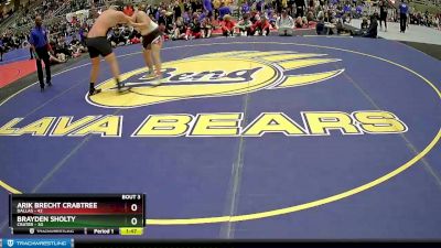 287 lbs Quarterfinals (8 Team) - Arik Brecht Crabtree, Dallas vs Brayden Sholty, Crater