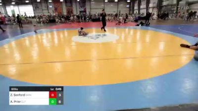 60 lbs Rr Rnd 3 - Zevin Sanford, Smittys Barn vs Aiden Prior, Elite NJ Elem Squad