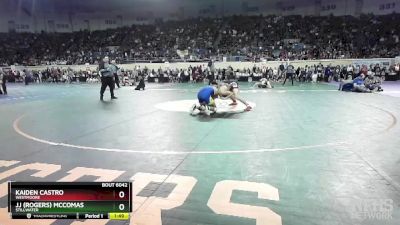 6A-126 lbs Quarterfinal - Kaiden Castro, Westmoore vs JJ (Rogers) McComas, Stillwater