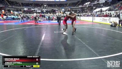 6A 145 lbs Champ. Round 1 - Kristian Seals, Stanhope Elmore vs Jordan Cottrell, Homewood Hs