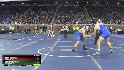 D2-285 lbs Cons. Semi - Adin Young, Plainwell HS vs Ben Przytula, OA Carlson HS