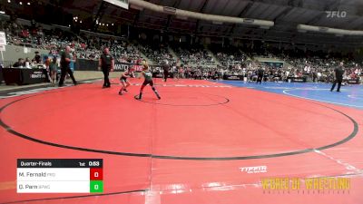 54 lbs Quarterfinal - Maeve Fernald, Prophecy vs Quincy Parn, Blue Pride Wrestling Club