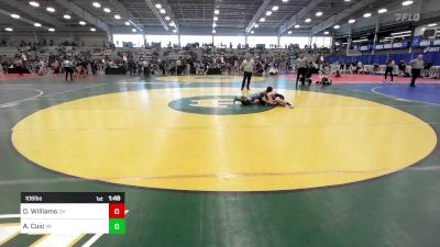 106 lbs Round Of 64 - Derion Williams, OH vs Alex Cuic, VA