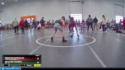 90 lbs Round 1 (4 Team) - Preston Bartolini, Carolina Reapers vs Brayden Sharpe, JET