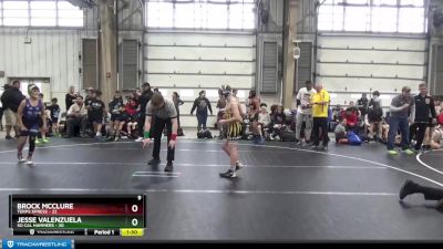 96 lbs Round 3 (6 Team) - Brock McClure, Terps Xpress vs Jesse Valenzuela, So Cal Hammers