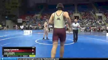 220 lbs Quarterfinals (8 Team) - Kaydn Turnbow, W2-Minot vs Cam Ahlers, E3-Fargo Davies