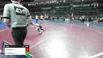 55 lbs Consi Of 4 - Johnny Shubiak, Buxton (NJ) vs Gavin Goldsberry, Iron Horse