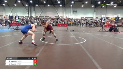 197 lbs Round of 64 - Bobby Steveson, Minnesota vs Jeric Kasunic, American