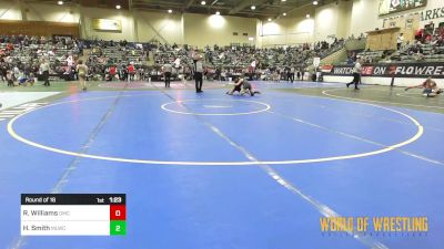 100 lbs Round Of 16 - Rowdy Williams, Oakridge Mat Club vs Hudson Smith, Motherlode Wrestling Club