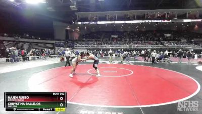 160 lbs Semifinal - Chrystina Ballejos, Sheldon vs Najeh Russo, Buhach Colony