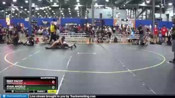 138 lbs Quarterfinals (8 Team) - Ryan Angelo, Attrition Wrestling vs Reef Pacot, Team Gotcha Red
