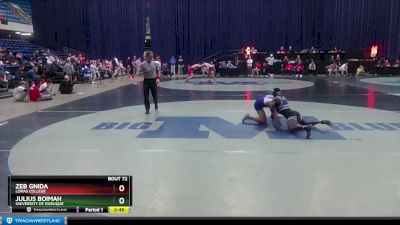 174 lbs Champ. Round 1 - Zeb Gnida, Loras College vs Julius Boimah, University Of Dubuque