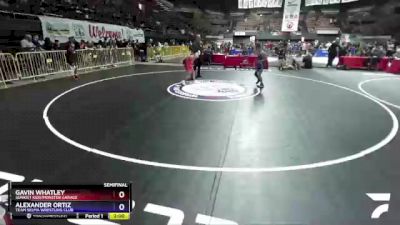 82 lbs Semifinal - Gavin Whatley, Sunkist Kids/Monster Garage vs Alexander Ortiz, Team Selma Wrestling Club