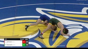 157 lbs Cael Swensen, South Dakota State vs Landen Johnson, North Dakota State