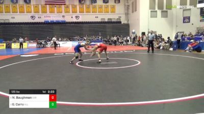 125 lbs Quarterfinal - Noah Baughman, Cornell vs Gage Curry, American