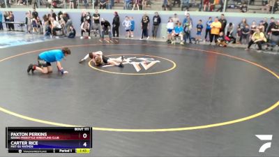 74 lbs Round 1 - Carter Rice, Mat-Su Matmen vs Paxton Perkins, Nikiski Freestyle Wrestling Club